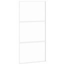 vidaXL fehér edzett üveg és alumínium tolóajtó 102,5 x 205 cm