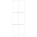 vidaXL fehér edzett üveg és alumínium tolóajtó 76 x 205 cm