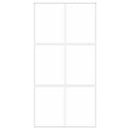 vidaXL fehér edzett üveg és alumínium tolóajtó 102,5 x 205 cm