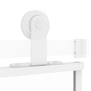 vidaXL fehér edzett üveg és alumínium tolóajtó 102,5 x 205 cm