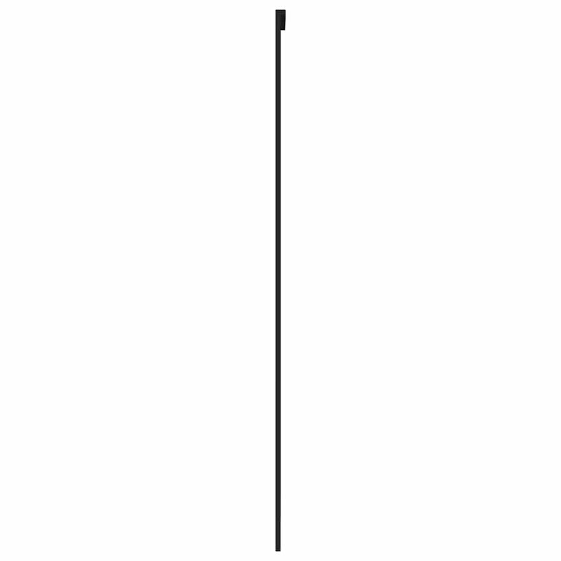 vidaXL fekete edzett üveg és alumínium tolóajtó 102,5 x 205 cm