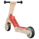 vidaXL 2 az 1-ben piros gyerekroller