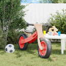 vidaXL piros egyensúlyozó-kerékpár gyerekeknek felfújható kerekekkel
