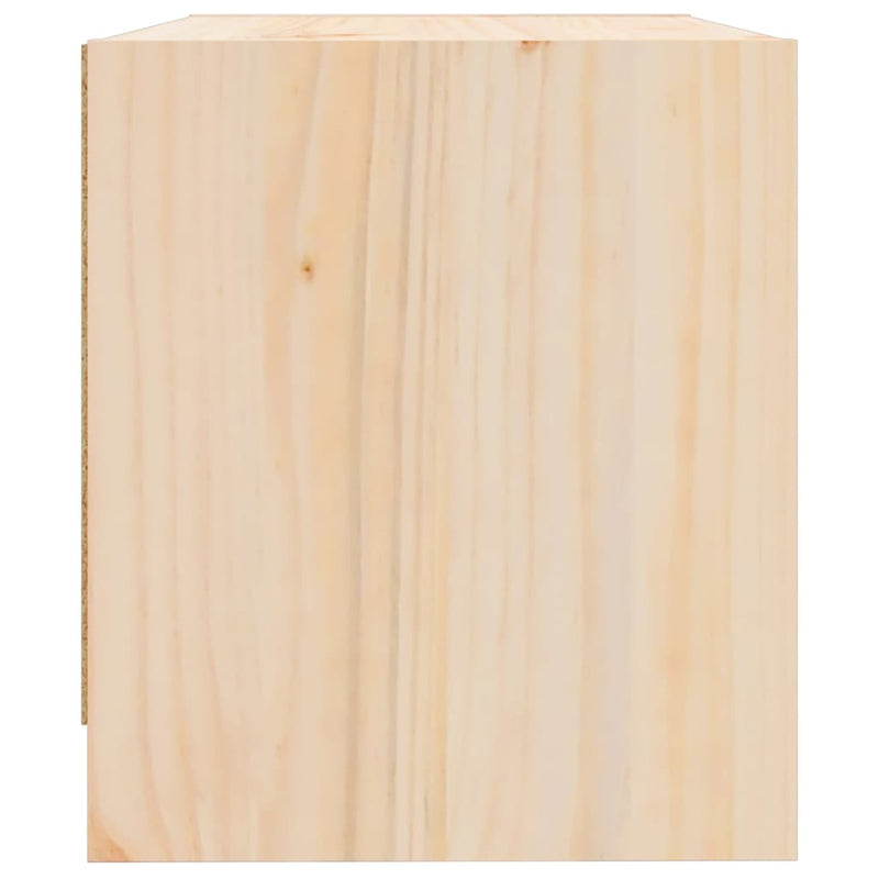 vidaXL 2 db tömör fenyőfa éjjeliszekrény 40x31x35,5 cm