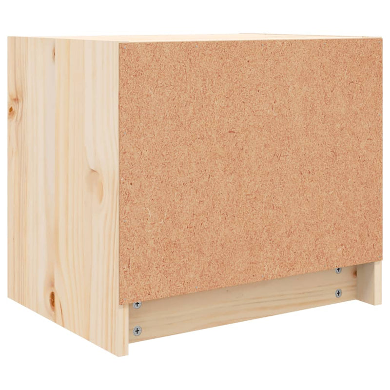 vidaXL 2 db tömör fenyőfa éjjeliszekrény 40x31x35,5 cm