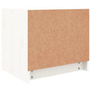 vidaXL 2 db fehér tömör fenyőfa éjjeliszekrény 40 x 31 x 35,5 cm