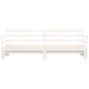 vidaXL fehér tömör fenyőfa kihúzható kanapéágy 90 x 200 cm