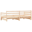 vidaXL tömör fenyőfa kihúzható kanapéágy 80 x 200 cm