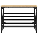 vidaXL sonoma tölgy színű szerelt fa cipőtartó 60x30x45 cm
