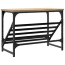 vidaXL sonoma tölgy színű szerelt fa cipőtartó 60x30x45 cm