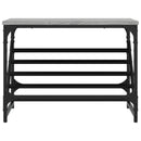 vidaXL szürke sonoma színű szerelt fa cipőtartó 60x30x45 cm