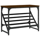 vidaXL barna tölgyszínű szerelt fa cipőtartó 60x30x45 cm