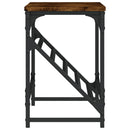 vidaXL füstös tölgy színű szerelt fa cipőtartó 90x30x45 cm