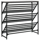 vidaXL szürke sonoma színű szerelt fa cipőtartó 90x30x85 cm