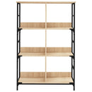 vidaXL sonoma tölgy színű szerelt fa könyvespolc 78,5 x 33 x 117,5 cm