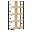 vidaXL sonoma tölgy színű szerelt fa könyvespolc 78,5 x 33 x 153 cm