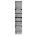 vidaXL szürke sonoma színű szerelt fa könyvespolc 78,5 x 33 x 153 cm