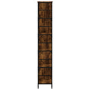 vidaXL füstös tölgy színű szerelt fa könyvespolc 78,5 x 33 x 188,5 cm
