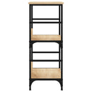 vidaXL sonoma tölgy színű szerelt fa könyvespolc 50 x 33 x 82 cm