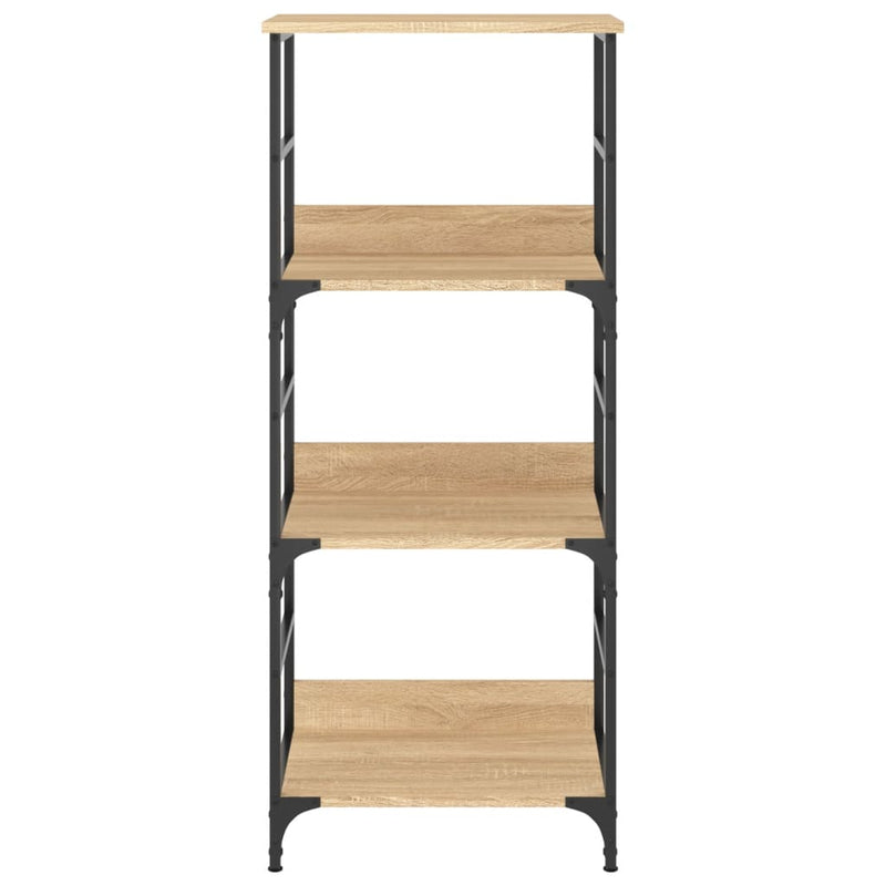vidaXL sonoma tölgy színű szerelt fa könyvespolc 50 x 33 x 117,5 cm