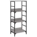 vidaXL szürke sonoma színű szerelt fa könyvespolc 50 x 33 x 117,5 cm