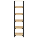 vidaXL sonoma tölgyfa könyvespolc 50 x 33 x 188,5 cm rétegelt fából