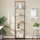 vidaXL sonoma tölgyfa könyvespolc 50 x 33 x 188,5 cm rétegelt fából