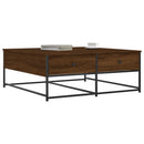vidaXL barna tölgyszínű szerelt fa dohányzóasztal 100 x 99 x 45 cm