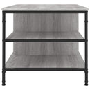 vidaXL szürke sonoma szerelt fa dohányzóasztal 100 x 50 x 45 cm