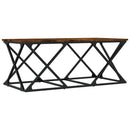 vidaXL füstös tölgy színű szerelt fa dohányzóasztal 100 x 49 x 40 cm