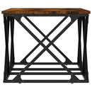 vidaXL füstös tölgy színű szerelt fa dohányzóasztal 100 x 49 x 40 cm
