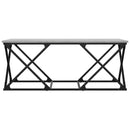 vidaXL szürke sonoma színű szerelt fa dohányzóasztal 100 x 49 x 40 cm