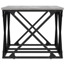 vidaXL szürke sonoma színű szerelt fa dohányzóasztal 100 x 49 x 40 cm