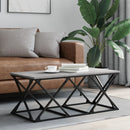 vidaXL szürke sonoma színű szerelt fa dohányzóasztal 100 x 49 x 40 cm
