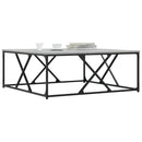 vidaXL szürke sonoma színű szerelt fa dohányzóasztal 100x100x40 cm