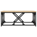 vidaXL sonoma tölgy színű szerelt fa dohányzóasztal 70 x 70 x 30 cm