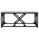 vidaXL szürke sonoma színű szerelt fa dohányzóasztal 70 x 70 x 30 cm