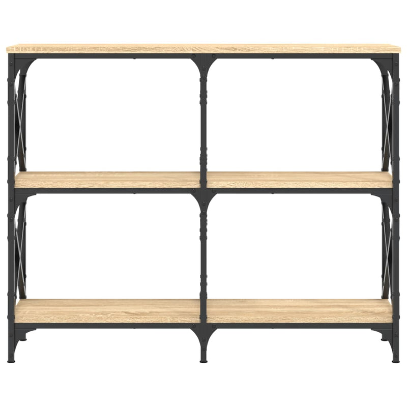 vidaXL sonoma tölgy színű szerelt fa dohányzóasztal 100 x 28 x 80,5 cm