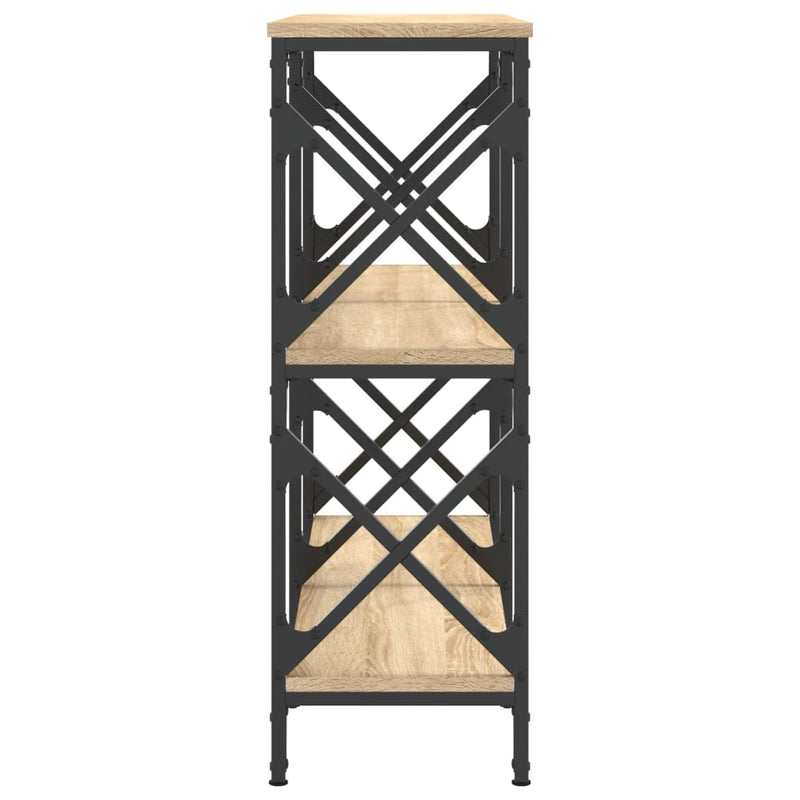 vidaXL sonoma tölgy színű szerelt fa dohányzóasztal 100 x 28 x 80,5 cm
