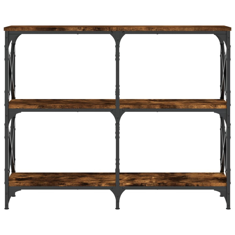 vidaXL füstös tölgy színű szerelt fa tálalóasztal 100 x 28 x 80,5 cm
