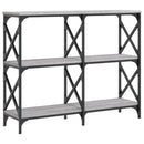 vidaXL szürke sonoma színű szerelt fa tálalóasztal 100 x 28 x 80,5 cm