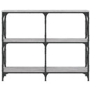 vidaXL szürke sonoma színű szerelt fa tálalóasztal 100 x 28 x 80,5 cm