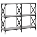 vidaXL szürke sonoma színű szerelt fa tálalóasztal 100 x 28 x 80,5 cm