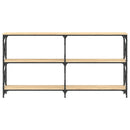 vidaXL sonoma tölgy színű szerelt fa dohányzóasztal 156 x 28 x 80,5 cm