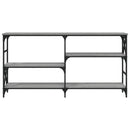 vidaXL szürke sonoma színű szerelt fa konzolasztal 150 x 29 x 76,5 cm