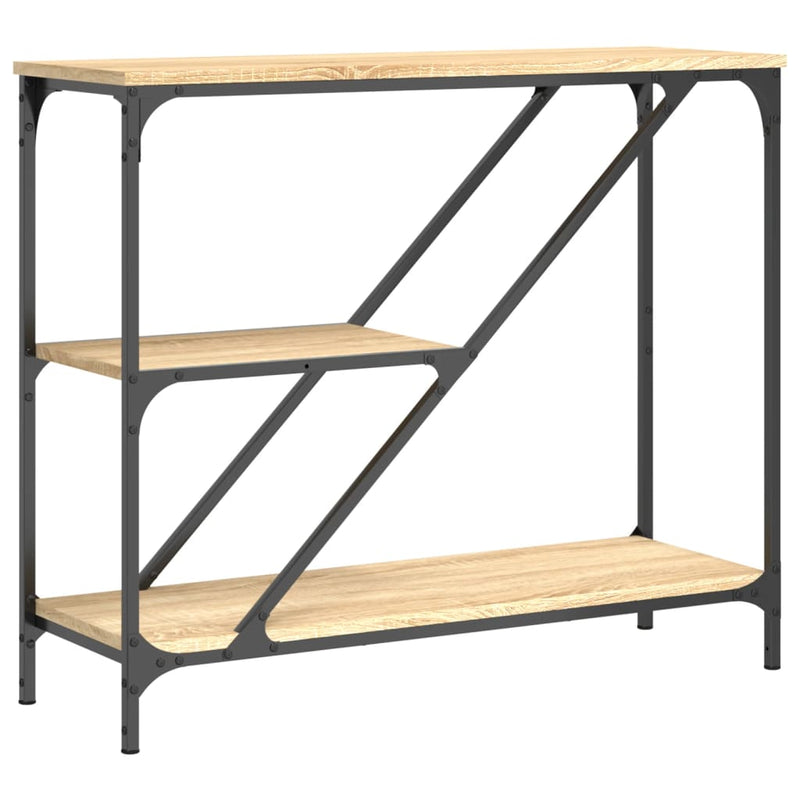 vidaXL sonoma tölgy színű szerelt fa dohányzóasztal 88,5x30x75 cm