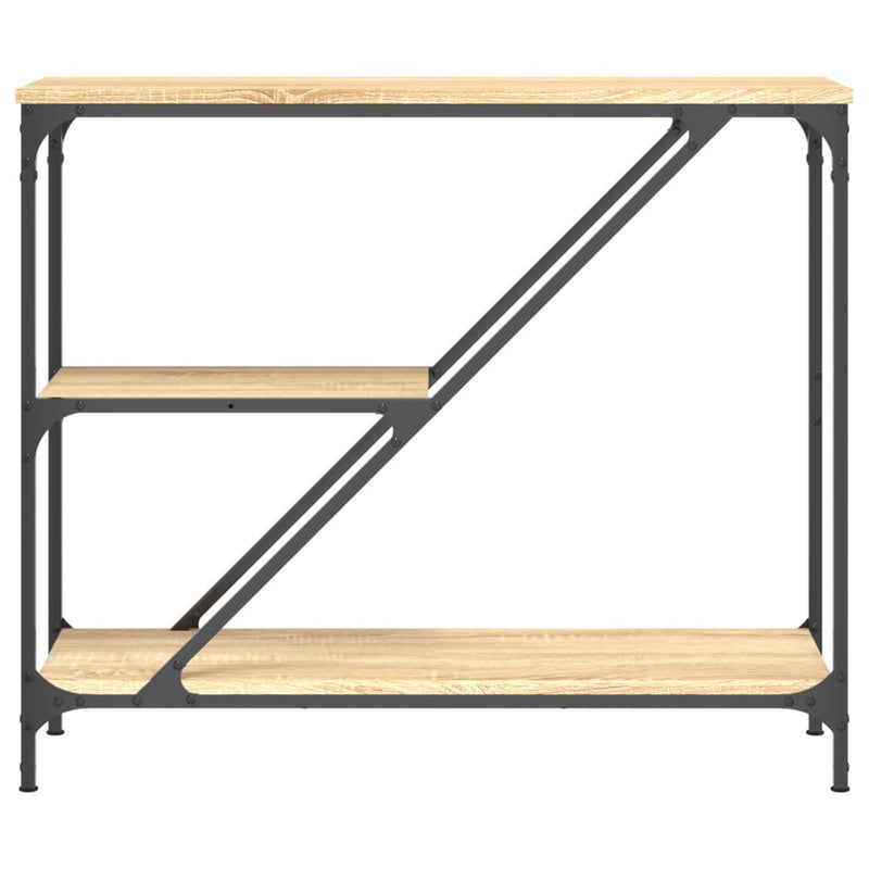 vidaXL sonoma tölgy színű szerelt fa dohányzóasztal 88,5x30x75 cm