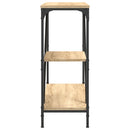 vidaXL sonoma tölgy színű szerelt fa dohányzóasztal 88,5x30x75 cm