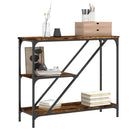 vidaXL füstös tölgy színű szerelt fa tálalóasztal 88,5x30x75 cm