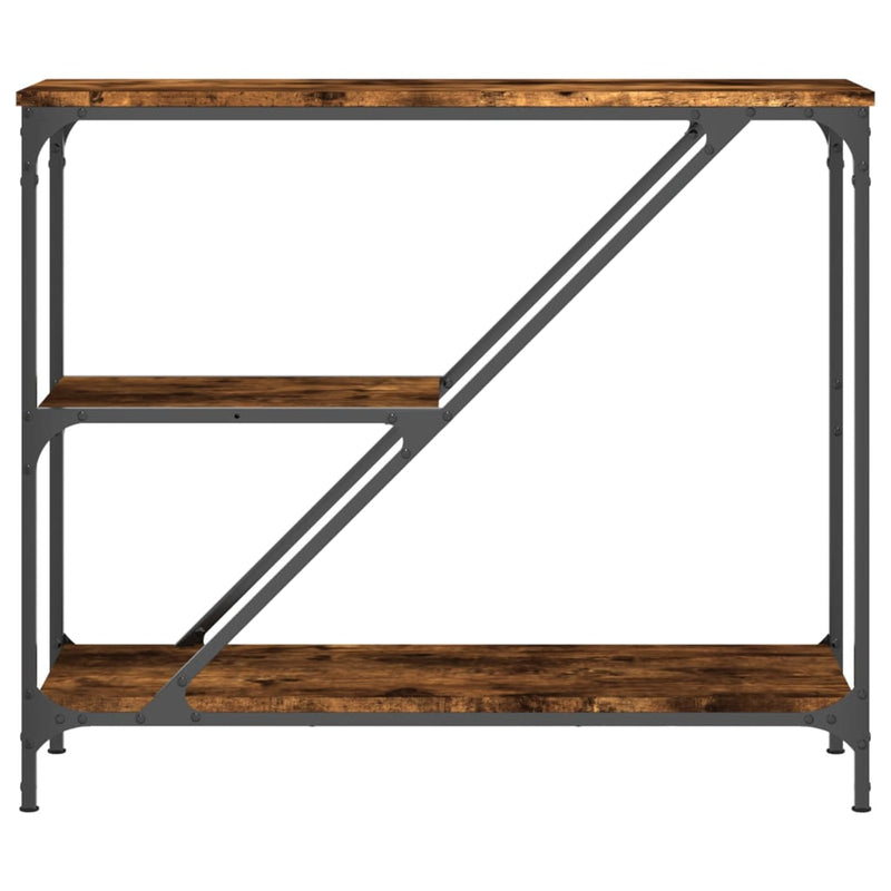 vidaXL füstös tölgy színű szerelt fa tálalóasztal 88,5x30x75 cm
